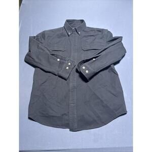 Duluth Men DuluthFlex Fire Hose Long Sleeve Work Shirt Large Canvas Shacket